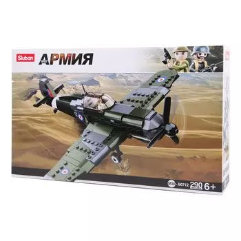 Конструктор Самолет с фигуркой, 290 деталей