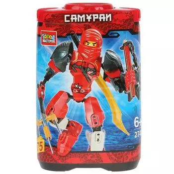 Конструктор – Самурай, 75 деталей в банке