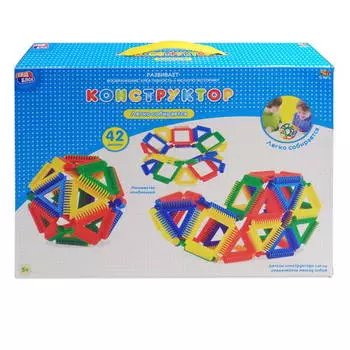 Конструктор со щетинками - Кид Блок, 42 детали