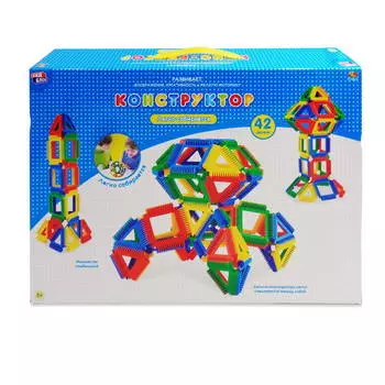 Конструктор со щетинками - Кид Блок, 42 детали