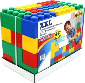 Конструктор строительный размер XXL, 45 элементов