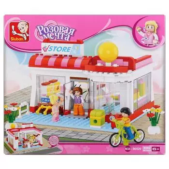 Конструктор – Супермаркет с фигурками, 289 деталей