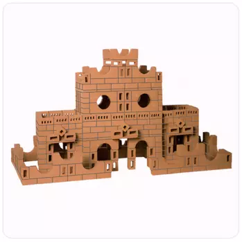 Конструктор "Усадьба" из настоящих кирпичиков, 484 детали