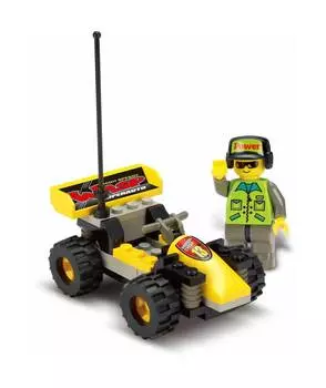 Конструктор - Внедорожник с фигуркой, 46 деталей