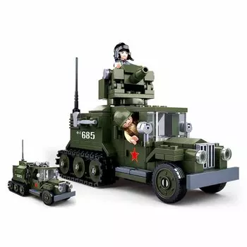 Конструктор – Военная машина с фигурками, 243 детали