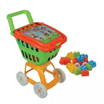 Конструктор - Волшебные детали, 38 штук в корзине супермаркета