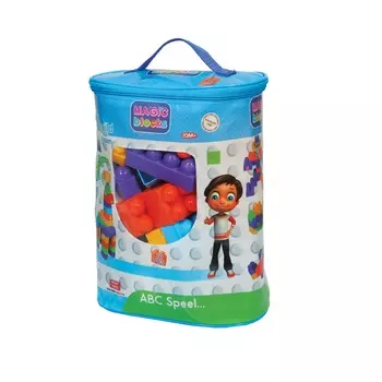 Конструктор - Волшебные детали, 76 штук, пакет с ручкой