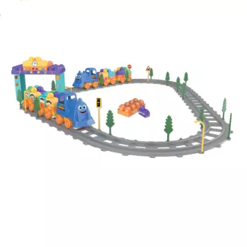 Конструктор - Волшебные детали Поезд, 93 предмета