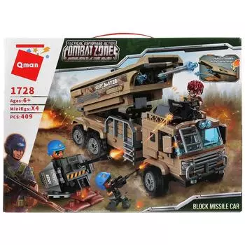 Конструктор военный с фигурками, 409 деталей