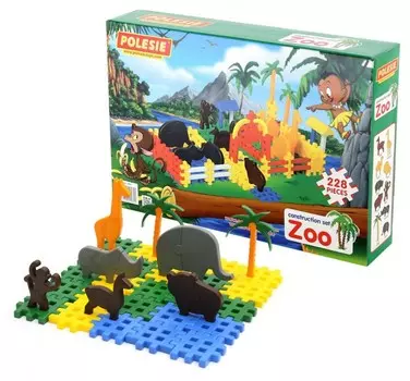 Конструктор – Зоопарк, 228 элементов в коробке
