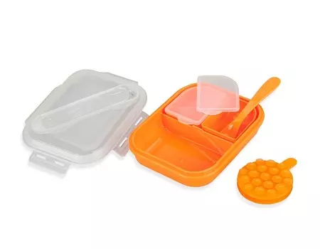 Контейнеры с крышками, ложкой и подставкой SCF724/00