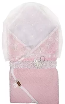 Конверт-трансформер на выписку U14-29, 100% acrylic, розовый