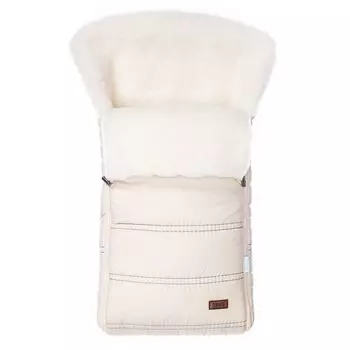 Конверт зимний меховой Nuovita Alpino Bianco, цвет - Сrema/Кремовый