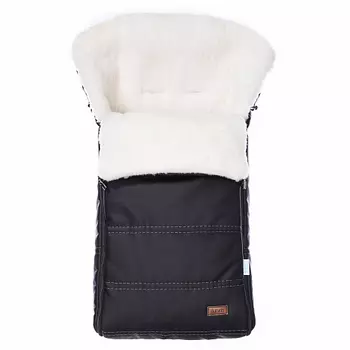 Конверт зимний меховой Nuovita Alpino Bianco, nero/черный