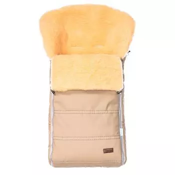 Конверт зимний меховой Nuovita Alpino Lux Pesco, cappuccino/капучино