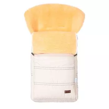 Конверт зимний меховой Nuovita Alpino Pesco, crema/кремовый