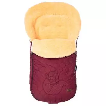 Конверт зимний меховой Nuovita Polare Pesco цвет - Bordo/Бордовый