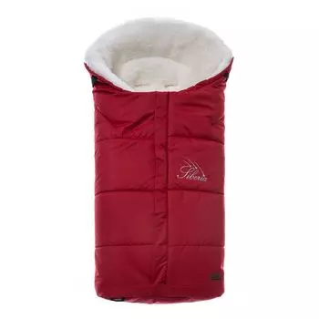 Конверт зимний меховой Nuovita Siberia Bianco цвет Rosso/Красный