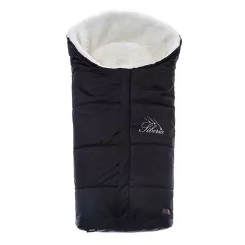 Конверт зимний меховой Nuovita Siberia Bianco Nero/Черный