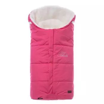 Конверт зимний меховой Nuovita Siberia Bianco, rosa/розовый