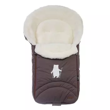 Конверт зимний меховой Nuovita Tundra Bianco Cioccolata/Шоколад