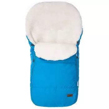 Конверт зимний меховой Nuovita Vichingo Bianco, marino/морской