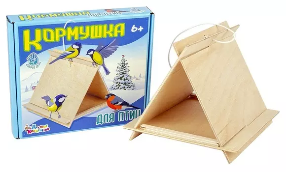 Кормушка для птиц - Зимний рисунок