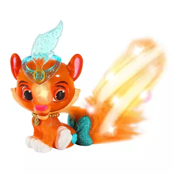 Королевские питомцы Волшебное Сияние - тигренок Султан, питомец Жасмин, световые эффекты,