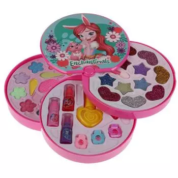 Косметика для девочек из серии Энчантималс: тени для век, помады, лак для ногтей