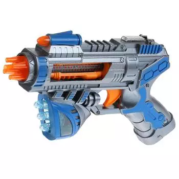 Космический бластер, свет и звук