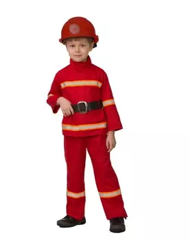 Костюм для мальчиков - Пожарный, размер 128-64