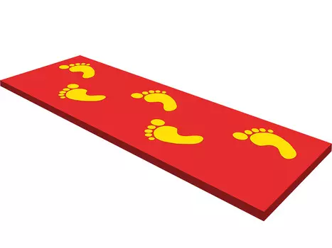 Коврик – Босоножки, средний