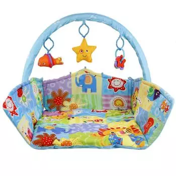 Коврик детский - Умка, с бортами и дугой для новорожденных