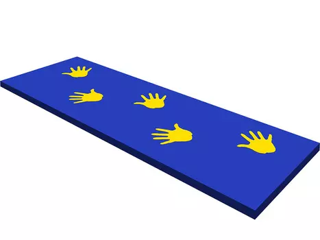 Коврик – Ладошки, размер средний