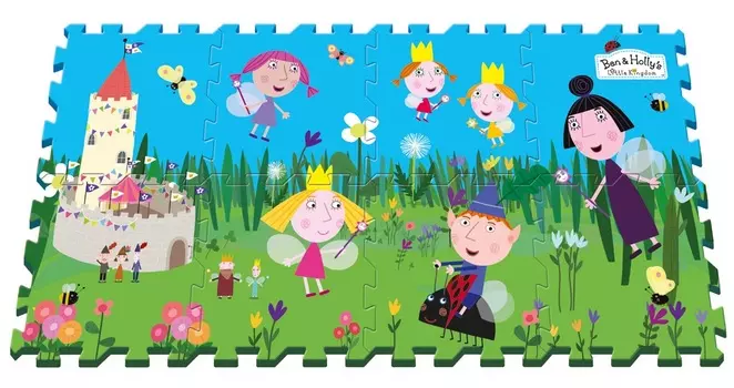 Коврик пазл Ben &amp; Holly The Little Kingdom, 8 сегментов