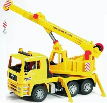 Кран MAN Bruder с телескопической стрелой