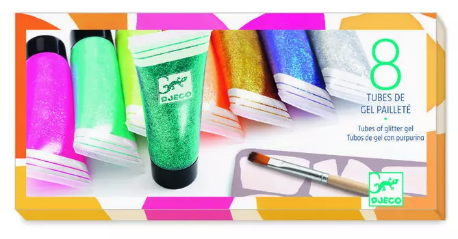 Краски с блестками