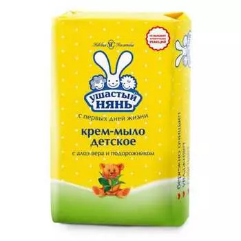Крем-мыло - Ушастый нянь с алоэ, 90 г