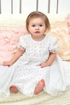 Крестильный набор для девочки – Ольга, 2 предмета, 3-6 месяцев