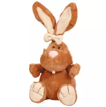 Кролик Коричневый сидячий, 23cм