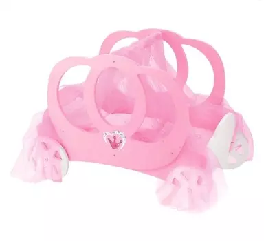 Кроватка-каталка деревянная - Карета