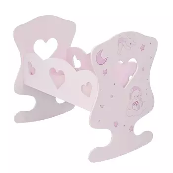 Кроватка-люлька серии Лаки, цвет розовый