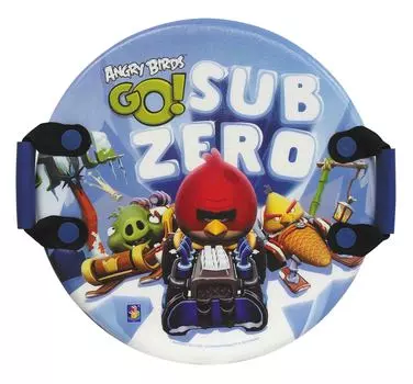 Круглая ледянка с плотными ручками - Angry Birds, 54 см