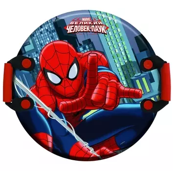 Круглая ледянка с плотными ручками Marvel - Человек-Паук, 54 см