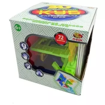 Куб интеллектуальный 3D, 72 барьера, в коробке