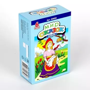 Кубики Мир сказок-6, 6 шт.