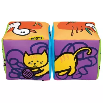 Кубики музыкальные Совмести-ка животных