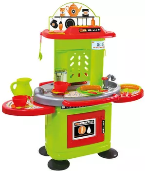 Кухня 78 см со столиком, светом и звуком, 27 предметов