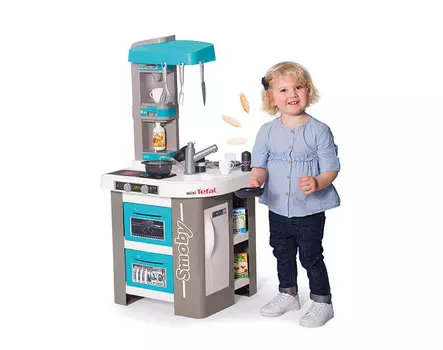 Кухня электронная Smoby Tefal Studio с пузырьками, 28 аксессуаров