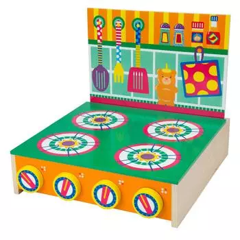 Кухонная плита деревянная, от 3 лет